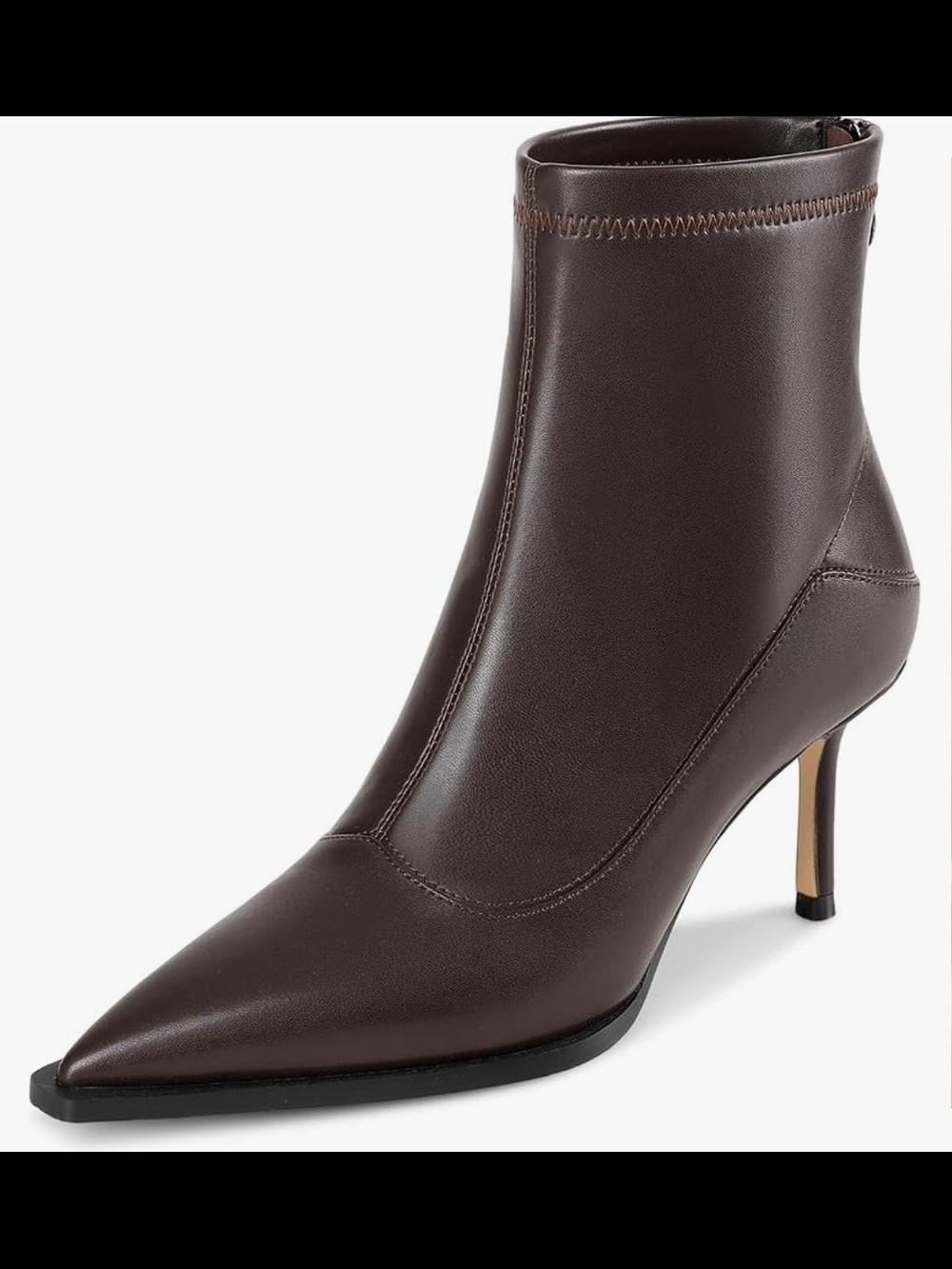 Women's Pointed Toe Stiletto Ankle Boot - Brown